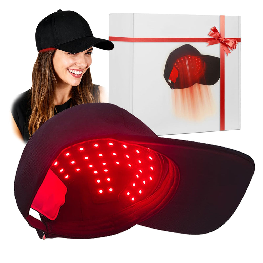 MERNUNUX red light hair growth cap front view for scalp health