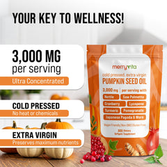 MERRY VITA 13-nutrient blend label highlighting comprehensive support.