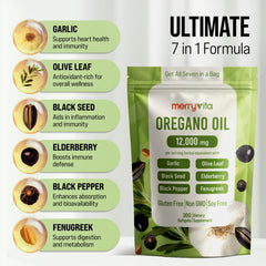 MERRY VITA seven-in-one blend label for holistic herbal support.