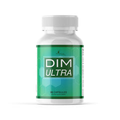 MesoHealth DIM Ultra bottle closeup for balanced hormones and everyday wellness.