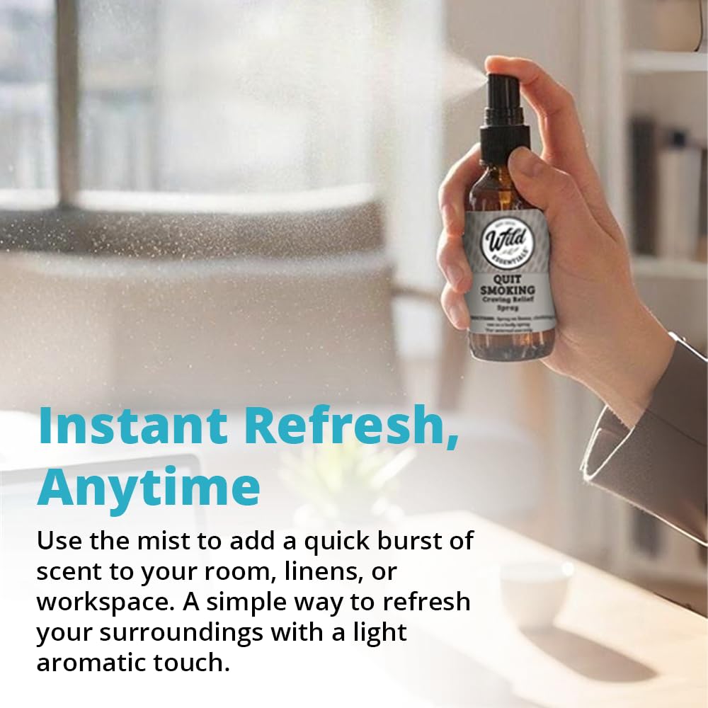 mEssentials Quit Smoking 4-piece set packaging shot showing cohesive aromatherapy system.
