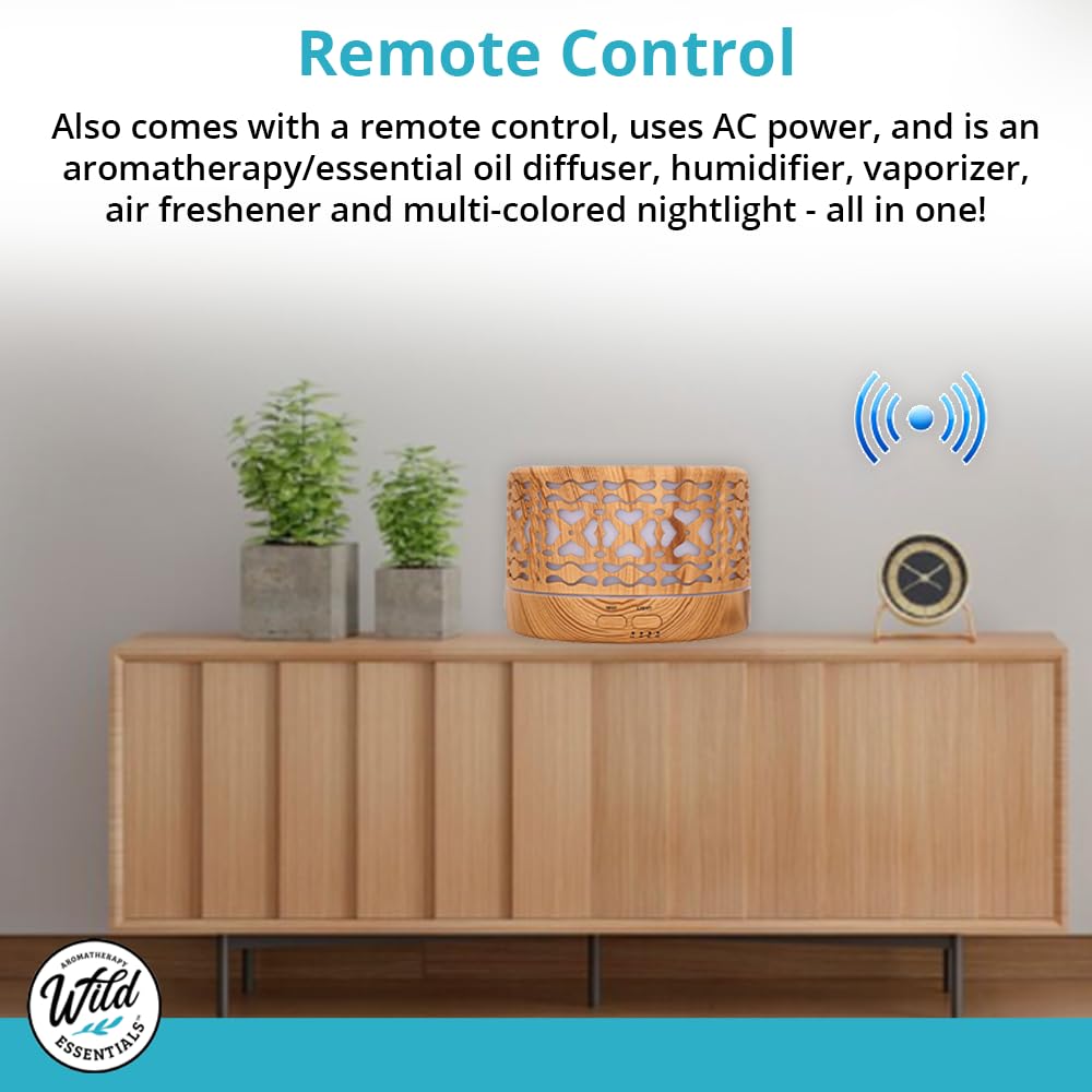 mEssentials Wild Essentials diffuser features dark wood branch design