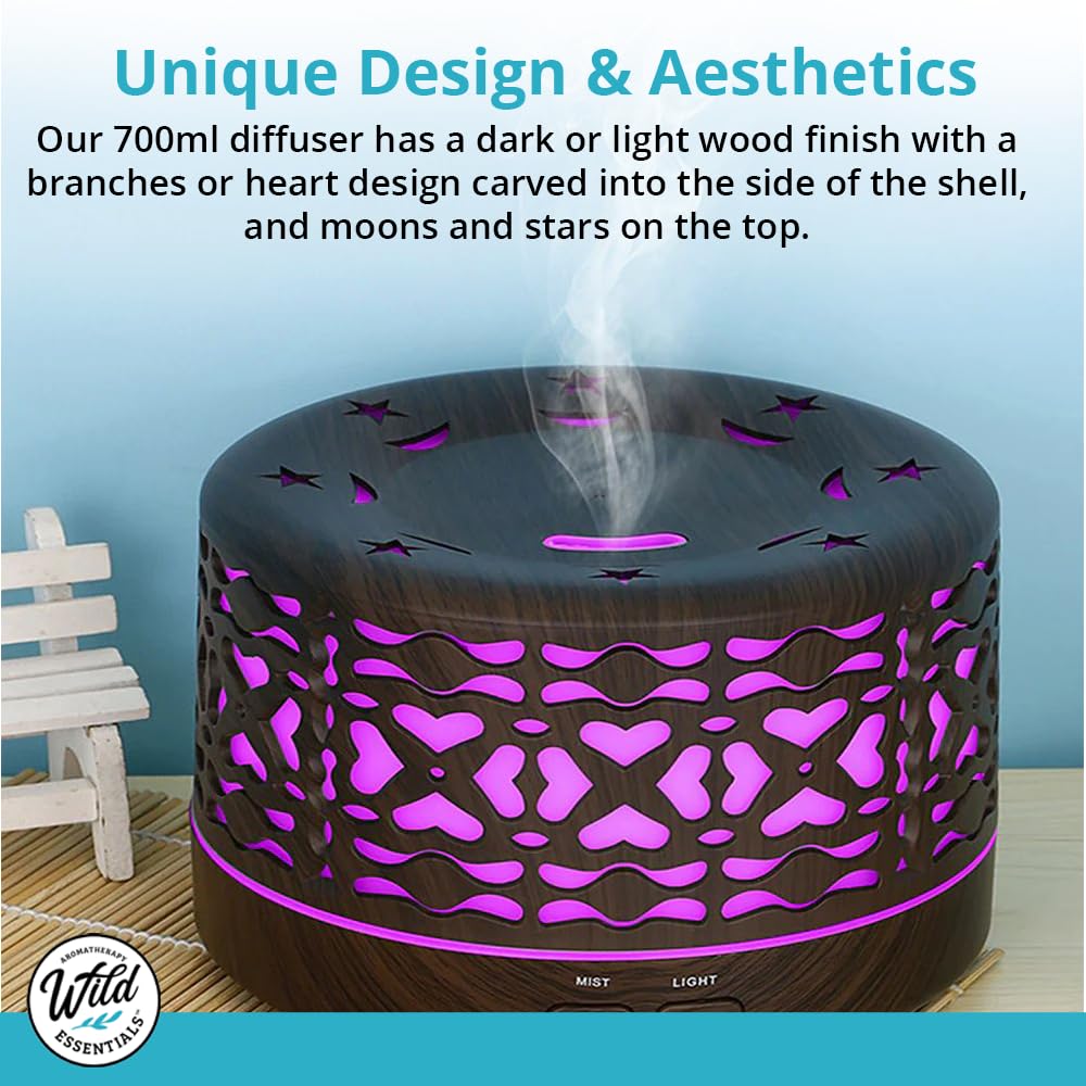 mEssentials Wild Essentials diffuser emits quiet mist suitable for rooms