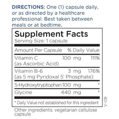 Metabolic Maintenance 5-HTP package graphic showing serotonin support