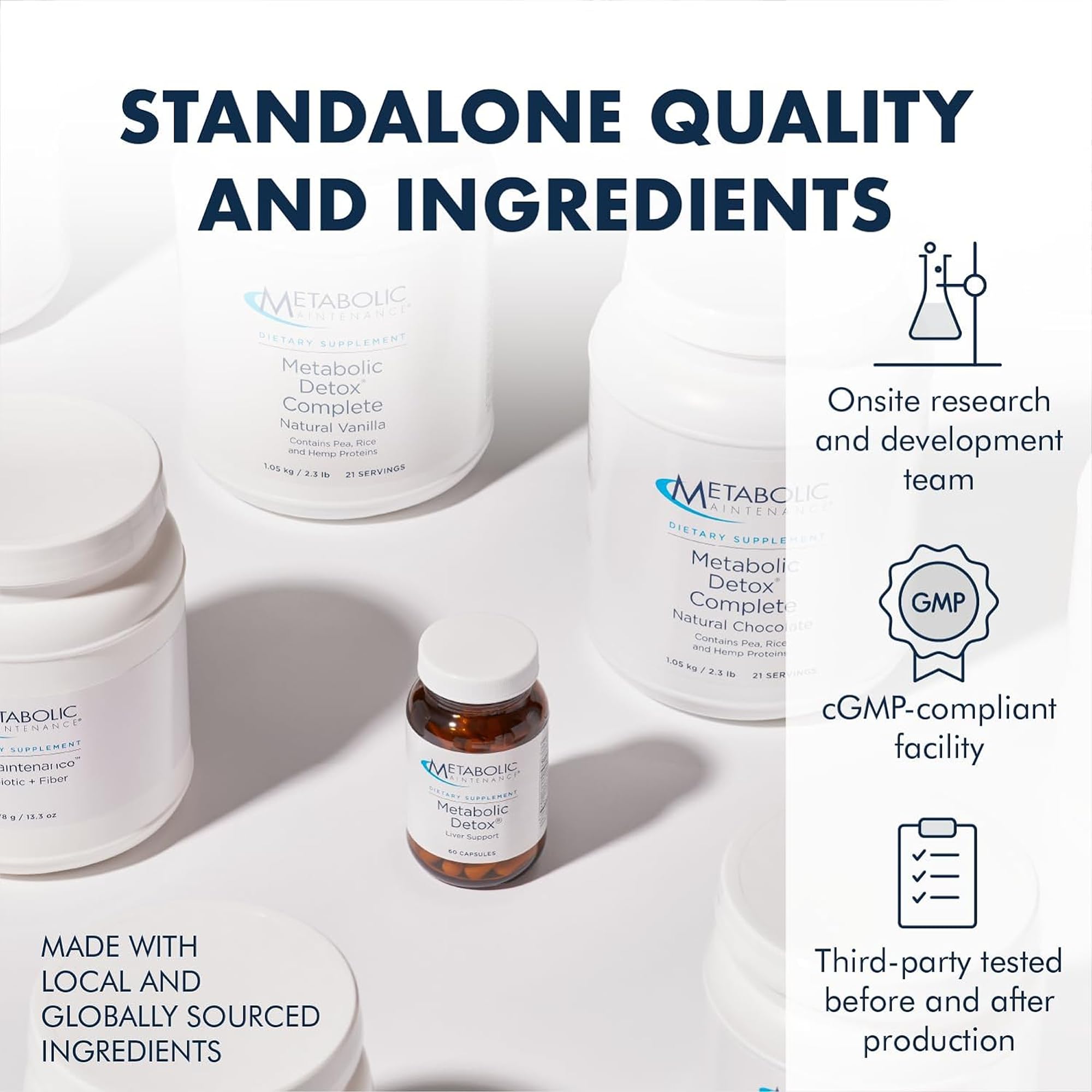Metabolic Maintenance Ashwagandha Plus ingredients—magnesium and L-theanine—for focus support