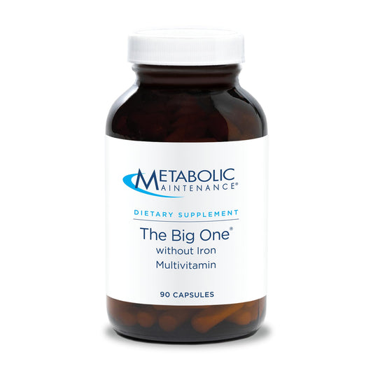Metabolic Maintenance Big One bottle cap, secure packaging for daily use.