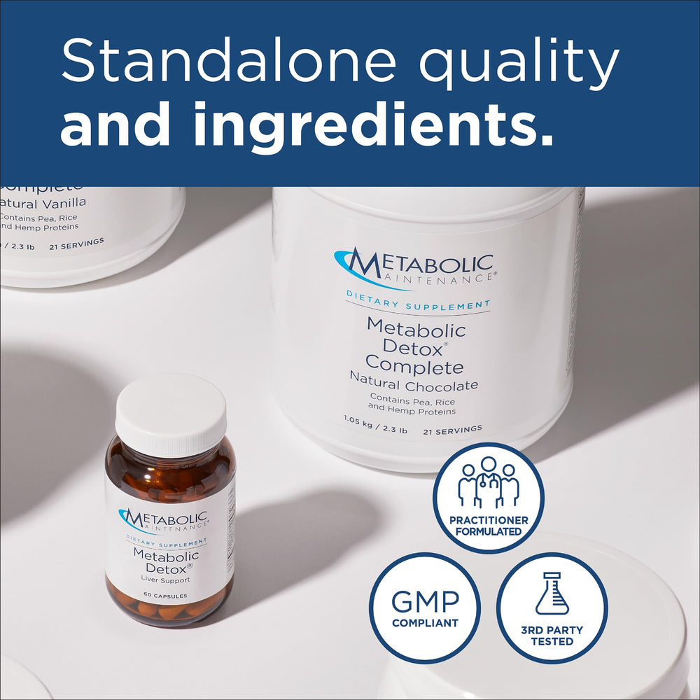 Metabolic Maintenance Big One bottle pour, convenient once-daily ritual.