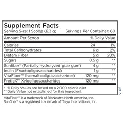 BioMaintenance powder scoop highlights convenient daily prebiotic fiber boost