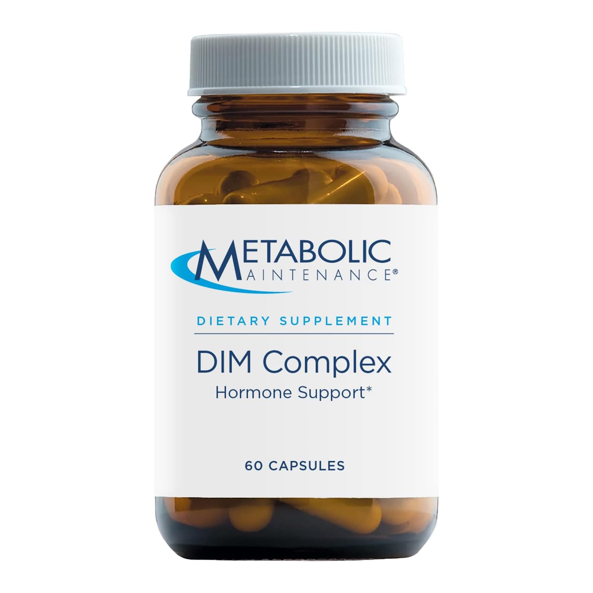 Metabolic Maintenance DIM Complex bottle highlights estrogen support for daily wellness