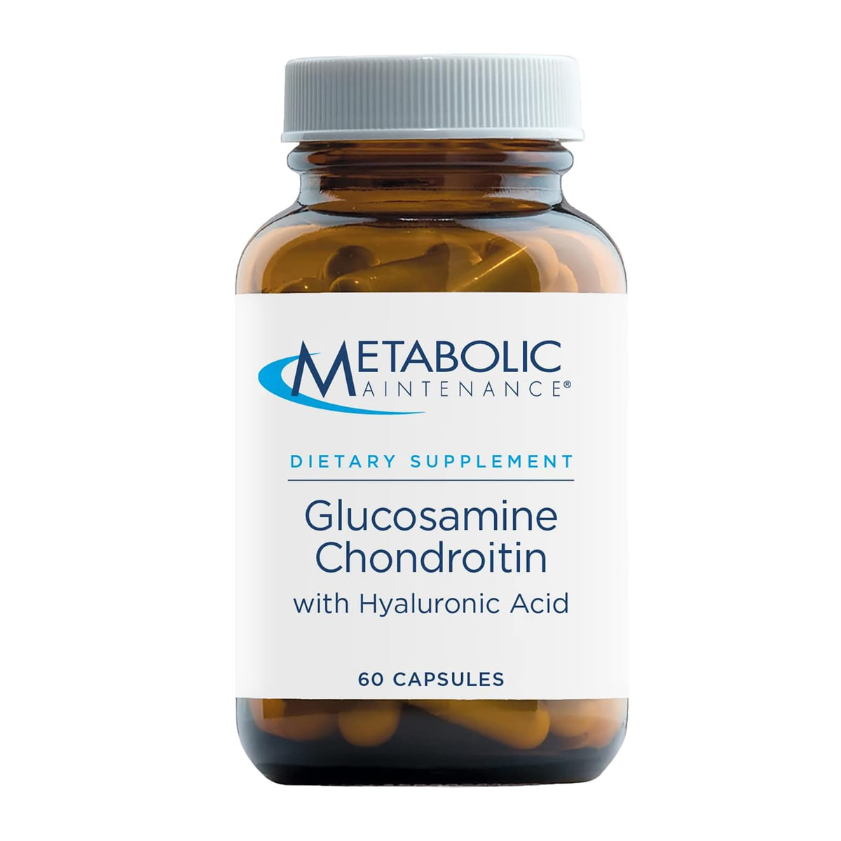 Metabolic Maintenance glucosamine chondroitin bottle with 60 capsules for joint support