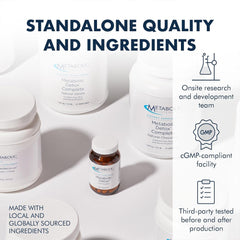 Metabolic Maintenance label showing 1000 mg glucosamine chondroitin for cartilage resilience