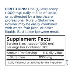 Metabolic Maintenance L-Glutamine powder bottle ready for daily gut support