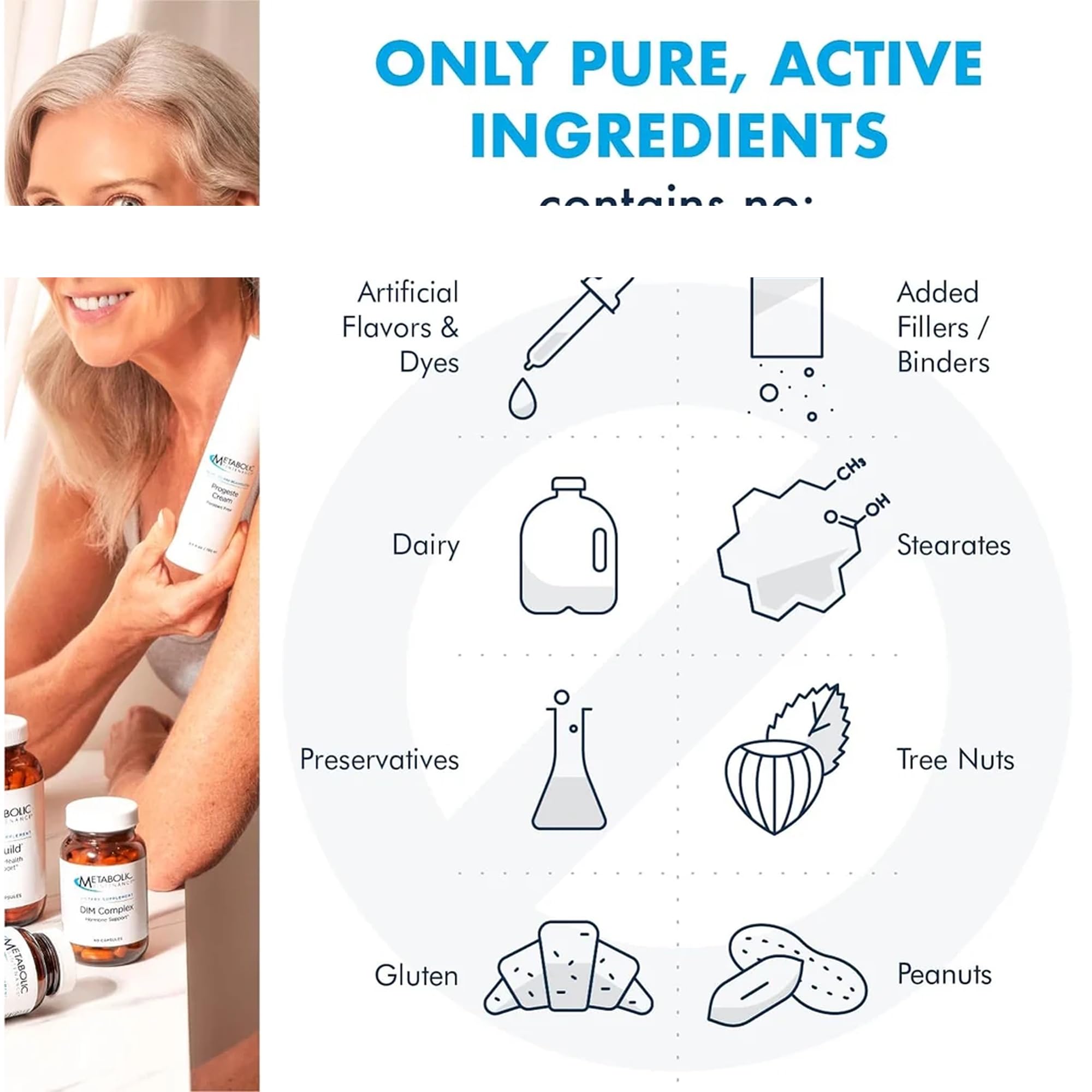 Metabolic Maintenance L-Glutamine powder dissolves in water for easy daily use