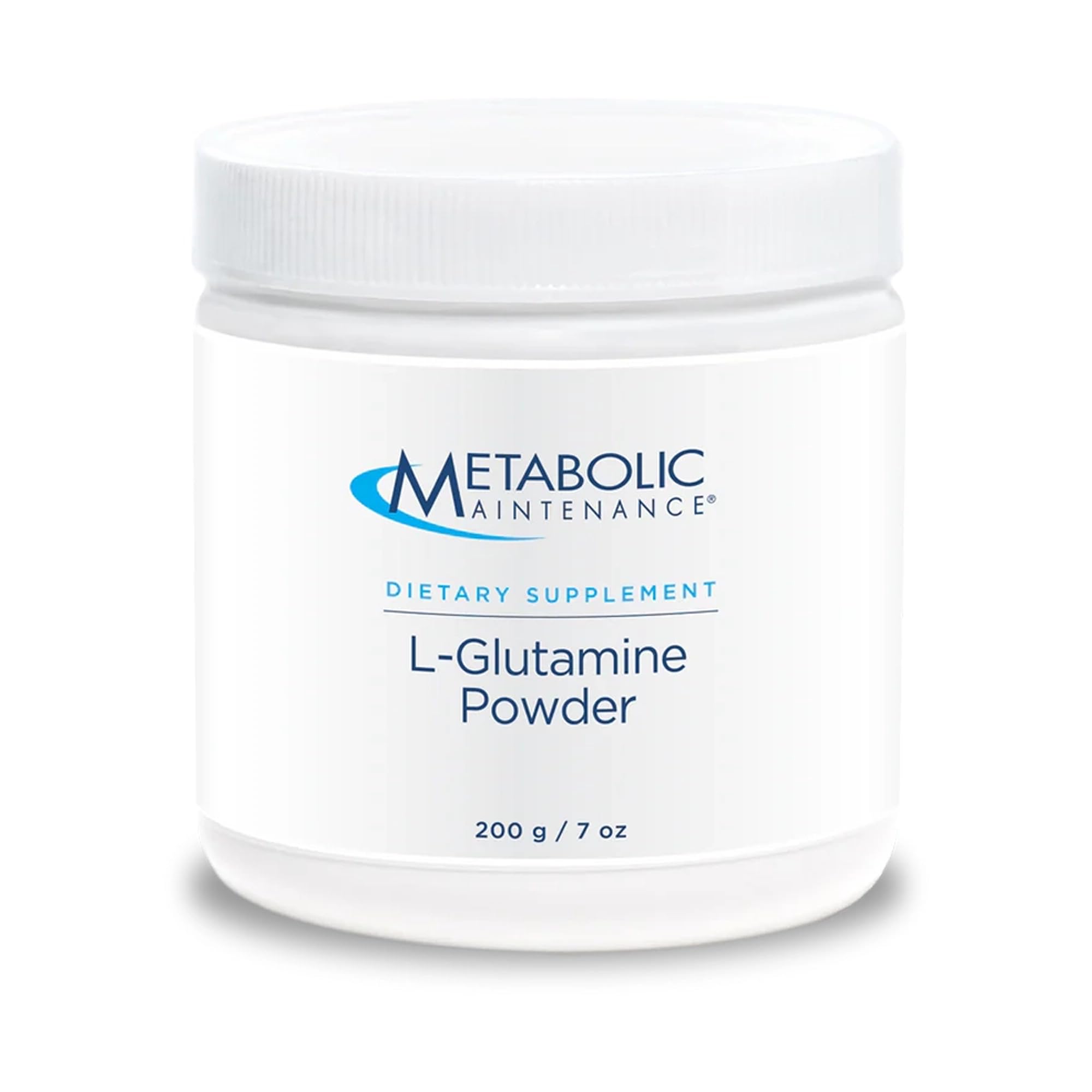 Metabolic Maintenance L-Glutamine powder with scoop for easy dosing and daily recovery support