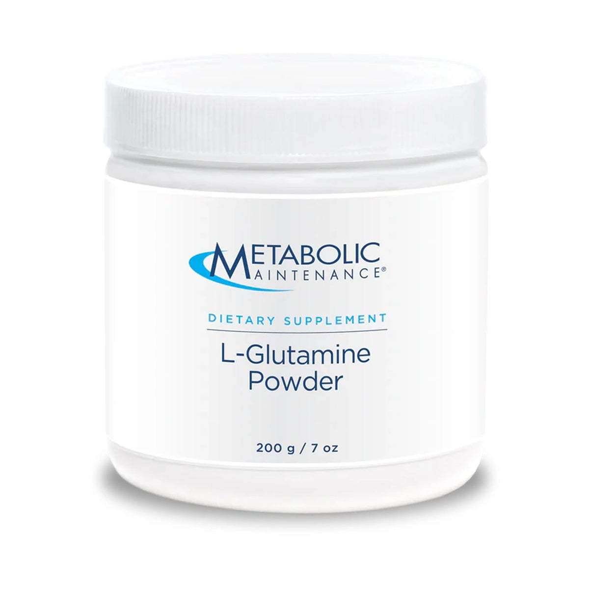 Metabolic Maintenance L-Glutamine powder with scoop for easy dosing and daily recovery support