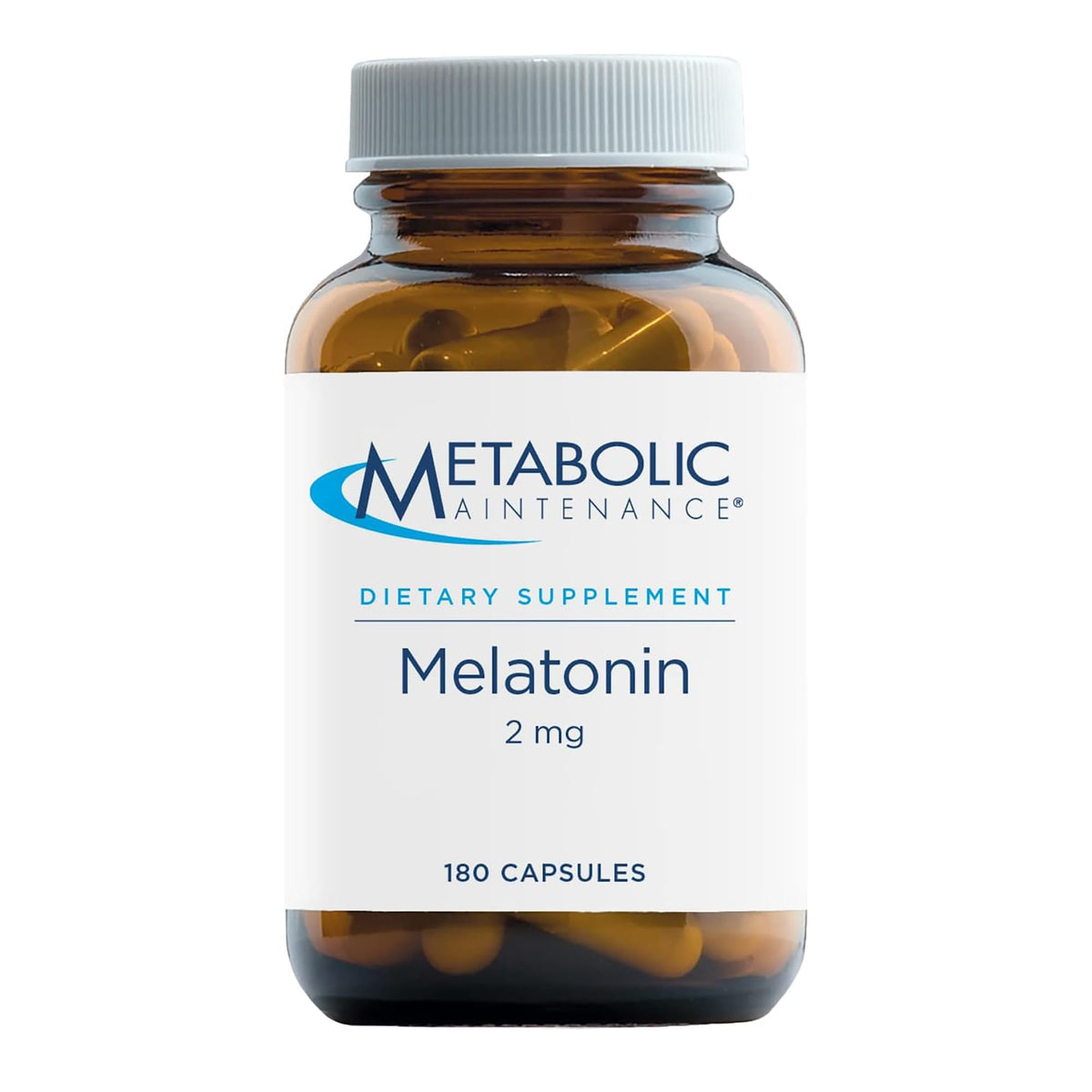 Metabolic Maintenance Melatonin bottle for a consistent nightly routine.
