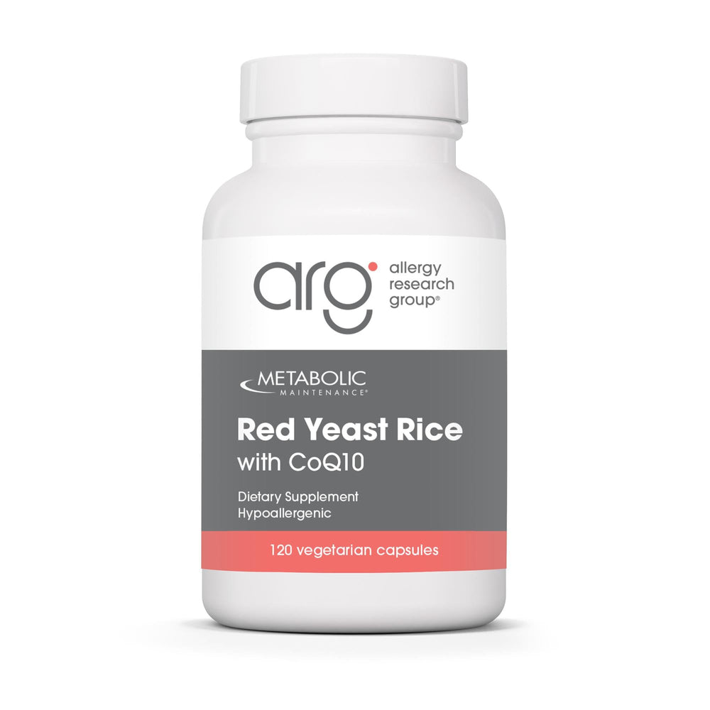 Metabolic Maintenance red yeast rice with CoQ10 bottle showing the energy-supporting formula