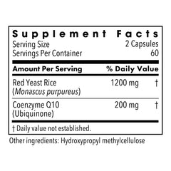 Metabolic Maintenance red yeast rice capsules ready for daily cardiovascular support