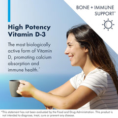 Metabolic Maintenance Vitamin D3 bottle with capsules, easy everyday supplementation.