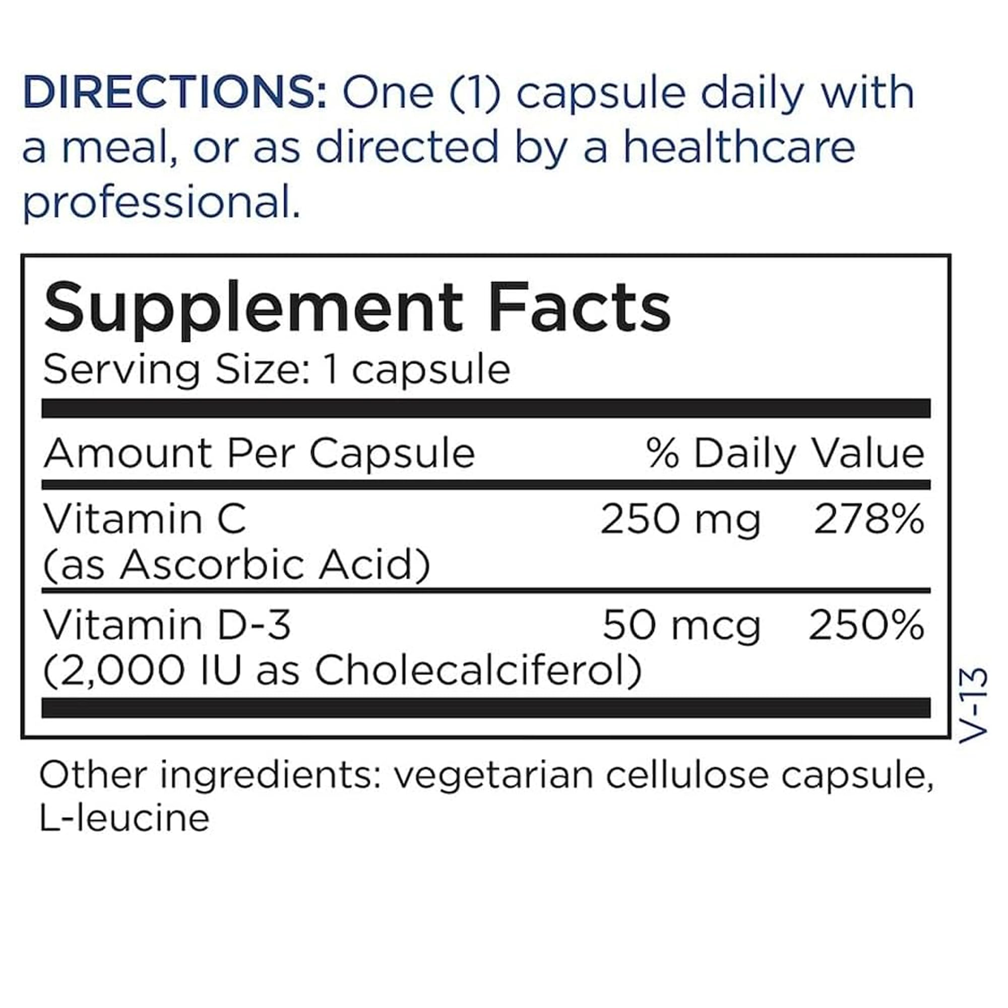 Metabolic Maintenance Vitamin D3 package insert showcasing 120 servings for ongoing use.