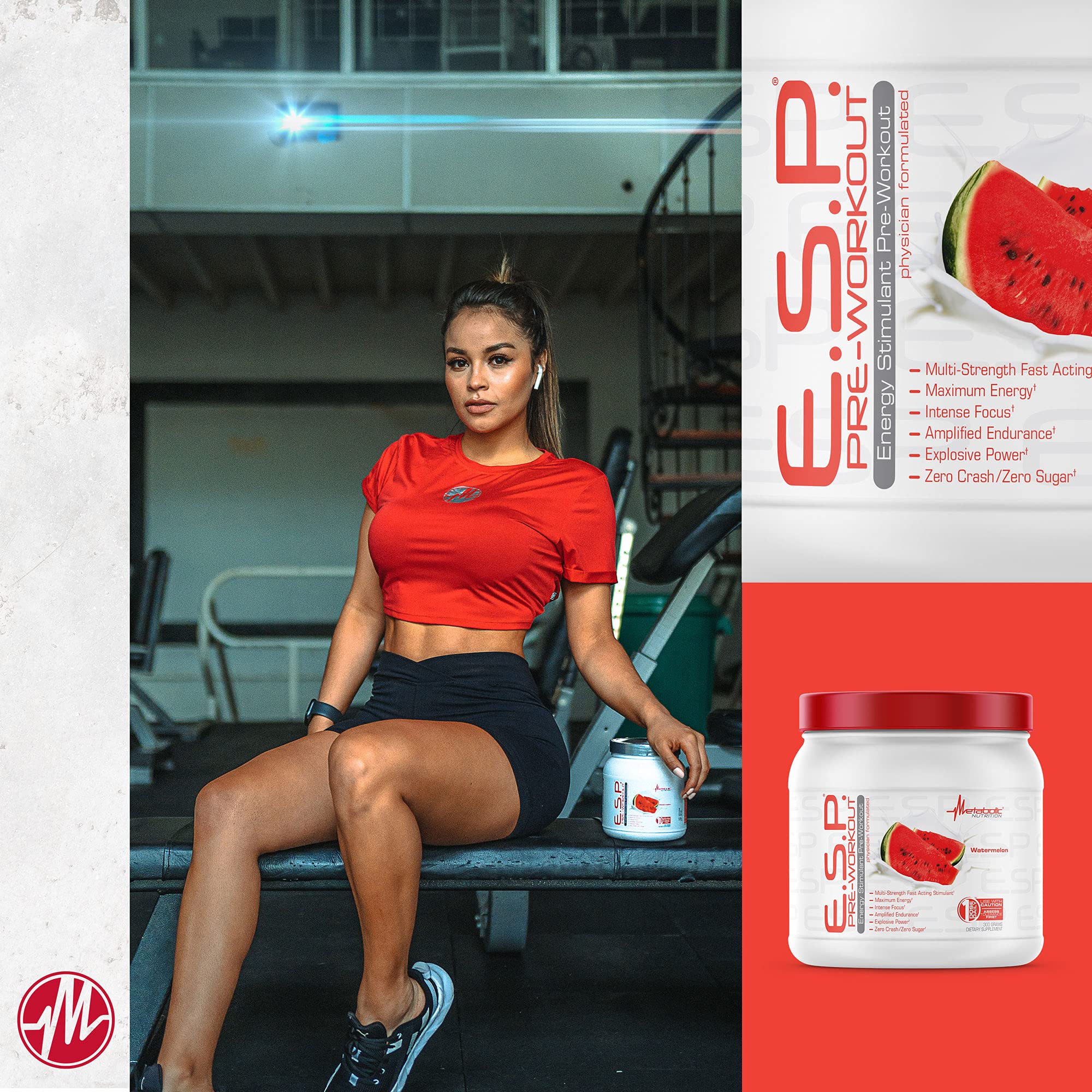 Dosed serving ready for intense training sessions.