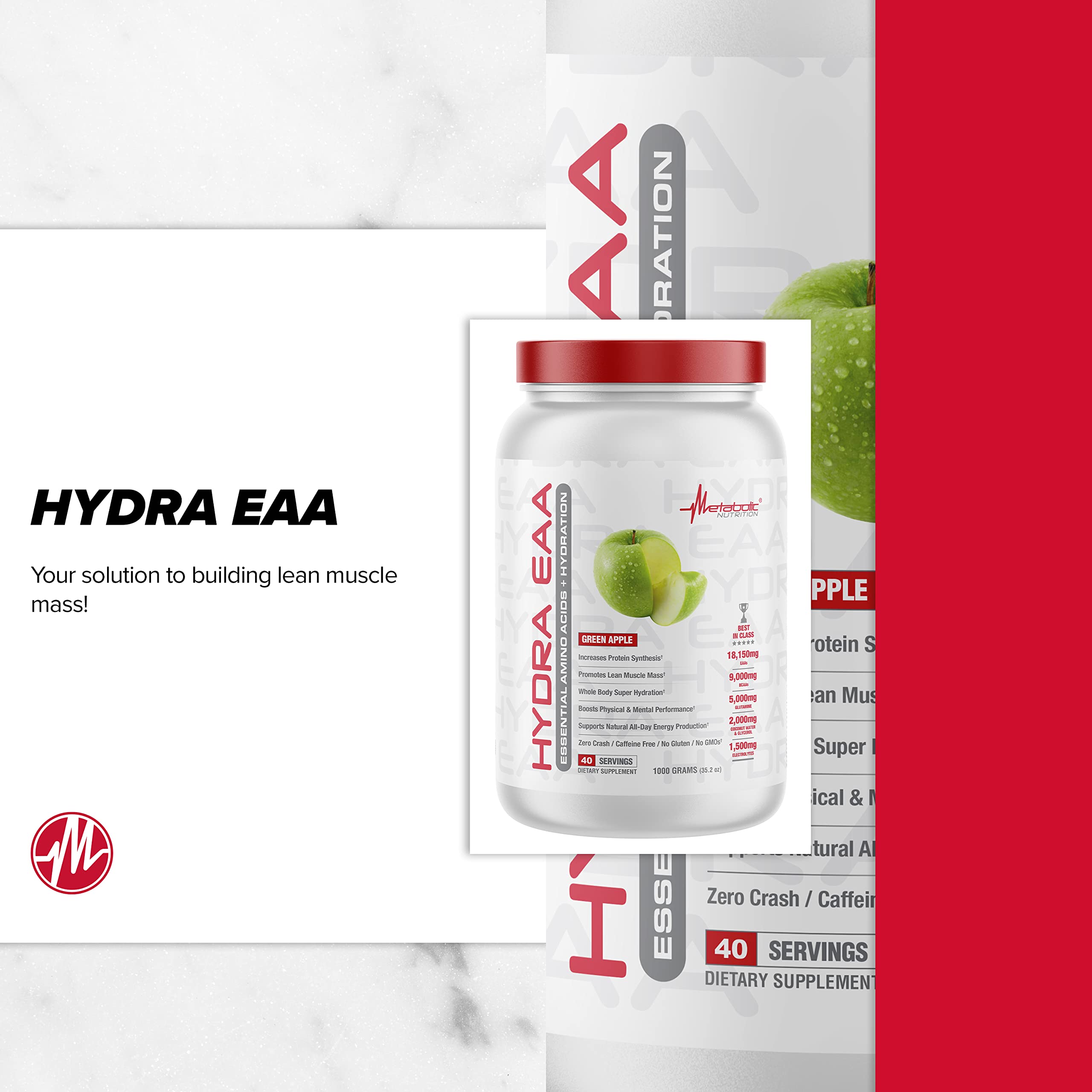 Metabolic Nutrition Hydra EAA batch seal ensuring product authenticity