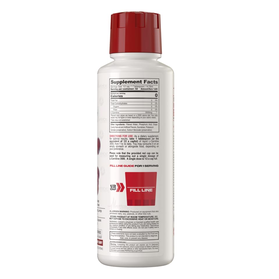 Metabolic Nutrition L-Carnitine 3500 pour supports rapid absorption post-workout.