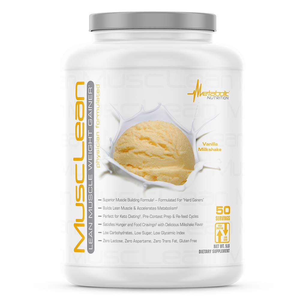 Metabolic Nutrition MuscLean bottle for on-the-go high-protein shakes.