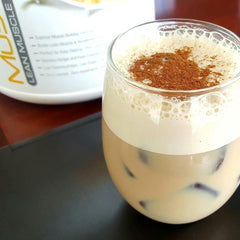 MuscLean on-the-go bottle showing convenient keto-friendly nutrition.