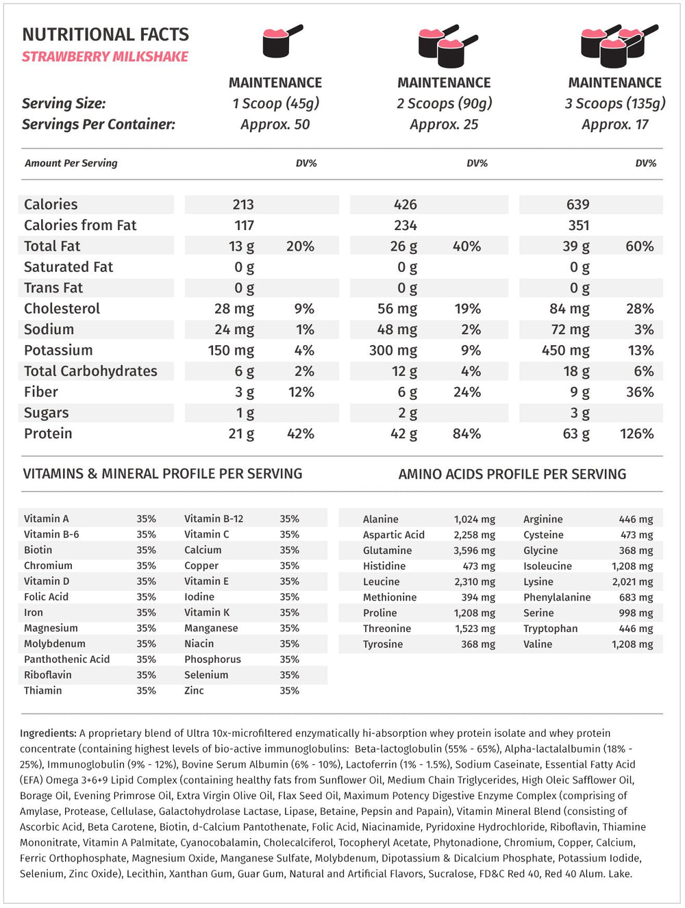 Musclean protein powder tub by Metabolic Nutrition showing powder for versatile use