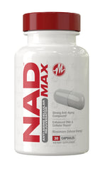 Metabolic Nutrition NAD MAX bottle front view for daily cellular energy support.