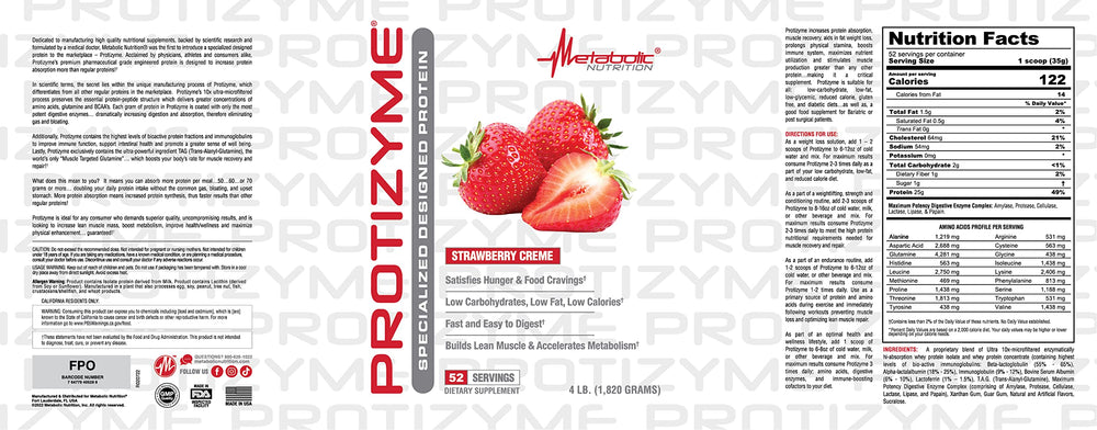 Protizyme scoop pouring into a glass for quick, easy mixability