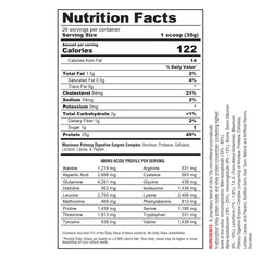 Protizyme whey powder tub highlights a high protein base for workouts
