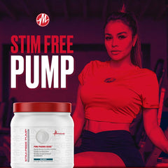 Metabolic Nutrition Stim Free Pump performance graph suggests endurance and strength potential