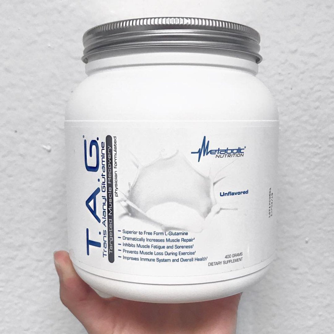 Metabolic Nutrition TAG dipeptide formula delivering rapid amino acids.