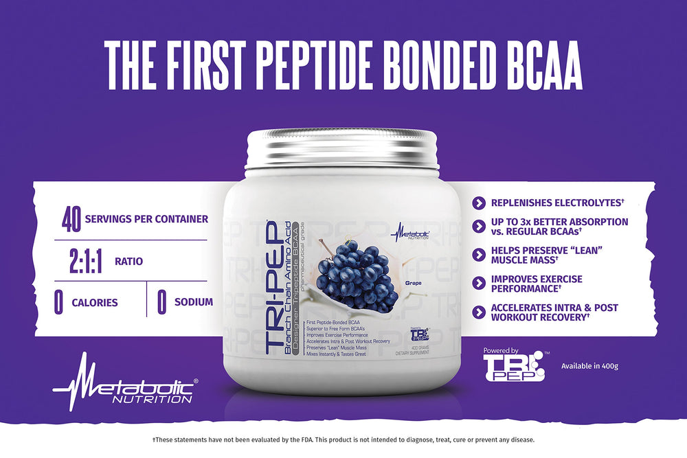 TriPep BCAA shaker ready for a green apple flavored drink during training.