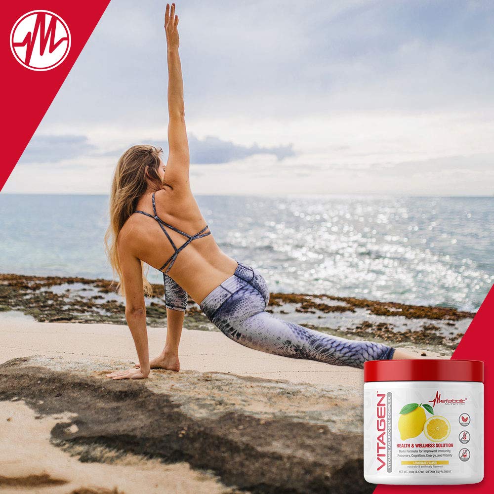 Hydration-ready Vitagen drink shown as a refreshing wellness ritual.