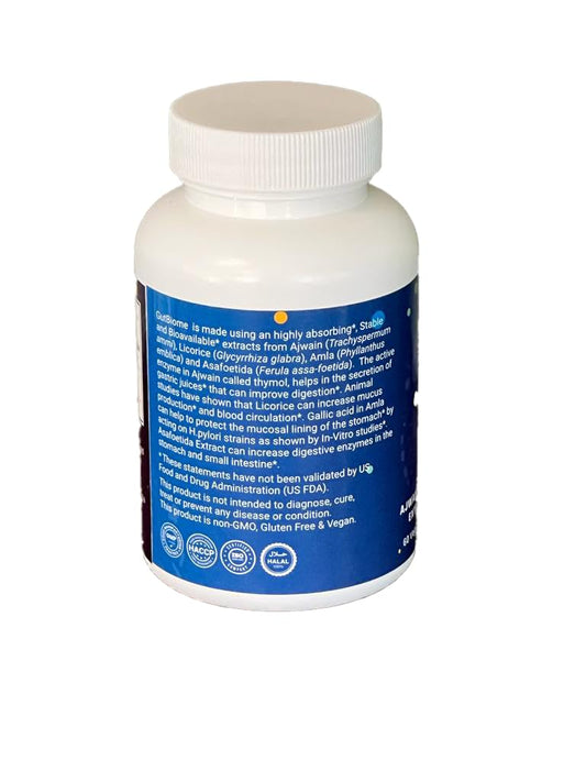 Metacure GutBiome licorice aids mucus production and healthy circulation in a vegan formula.