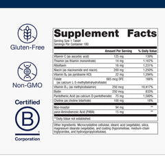 Packaging image suggests nervous-system support from Metagenics B-Complex.
