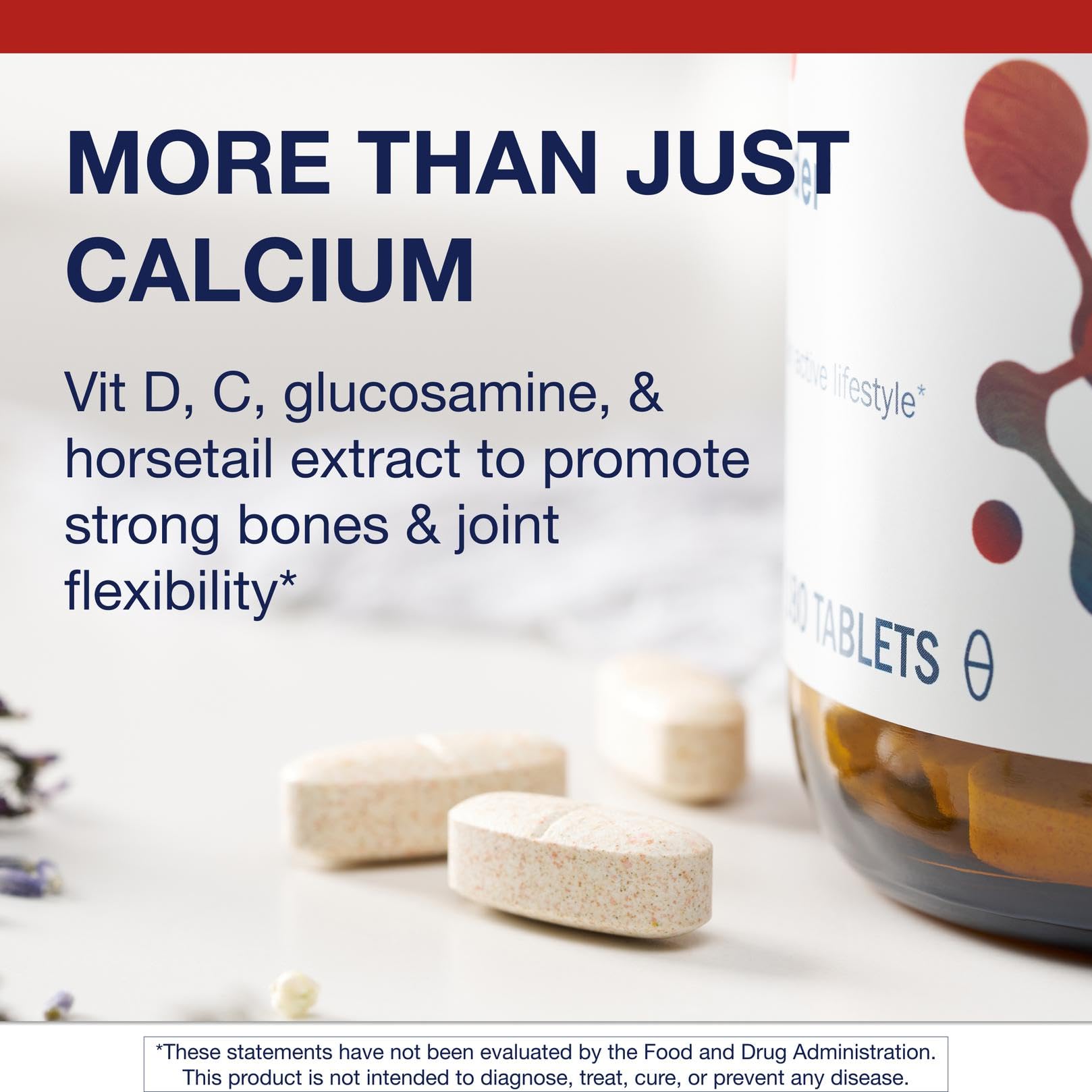 Metagenics Bone Builder Active label shows calcium, magnesium, vitamin D clearly.