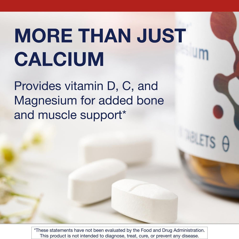 Metagenics Bone Builder label detailing vitamin D and chelated minerals