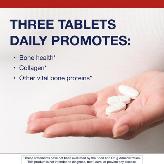 Metagenics MCHC concentrate close-up for calcium-rich bone density support.
