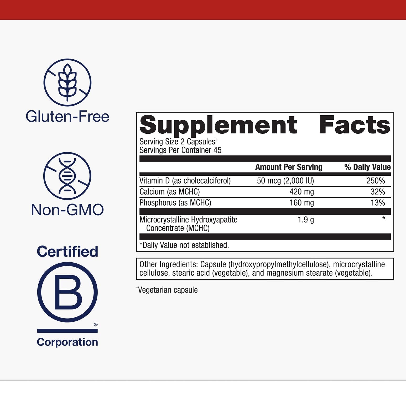 Calcium and phosphorus mineral trio visual associated with Bone Builder Plus.