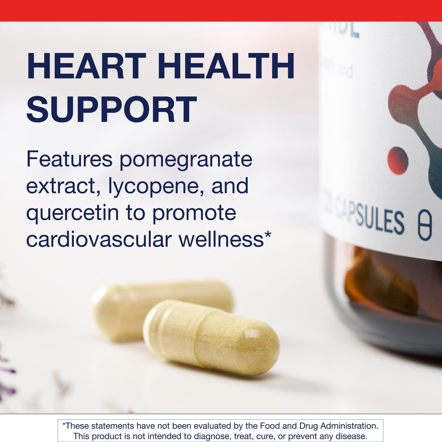 Metagenics CardioLux HDL lycopene ingredient image suggests antioxidant support