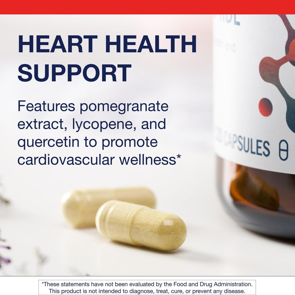 Metagenics CardioLux HDL lycopene ingredient image suggests antioxidant support
