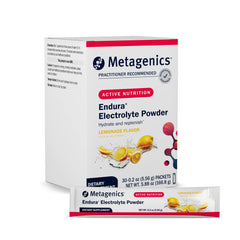 Metagenics Endura lemonade packet front for active hydration