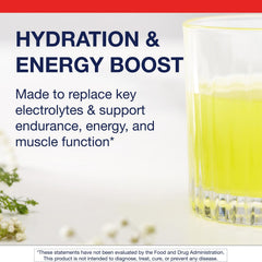 Metagenics Endura powder dissolves in water for quick refreshment