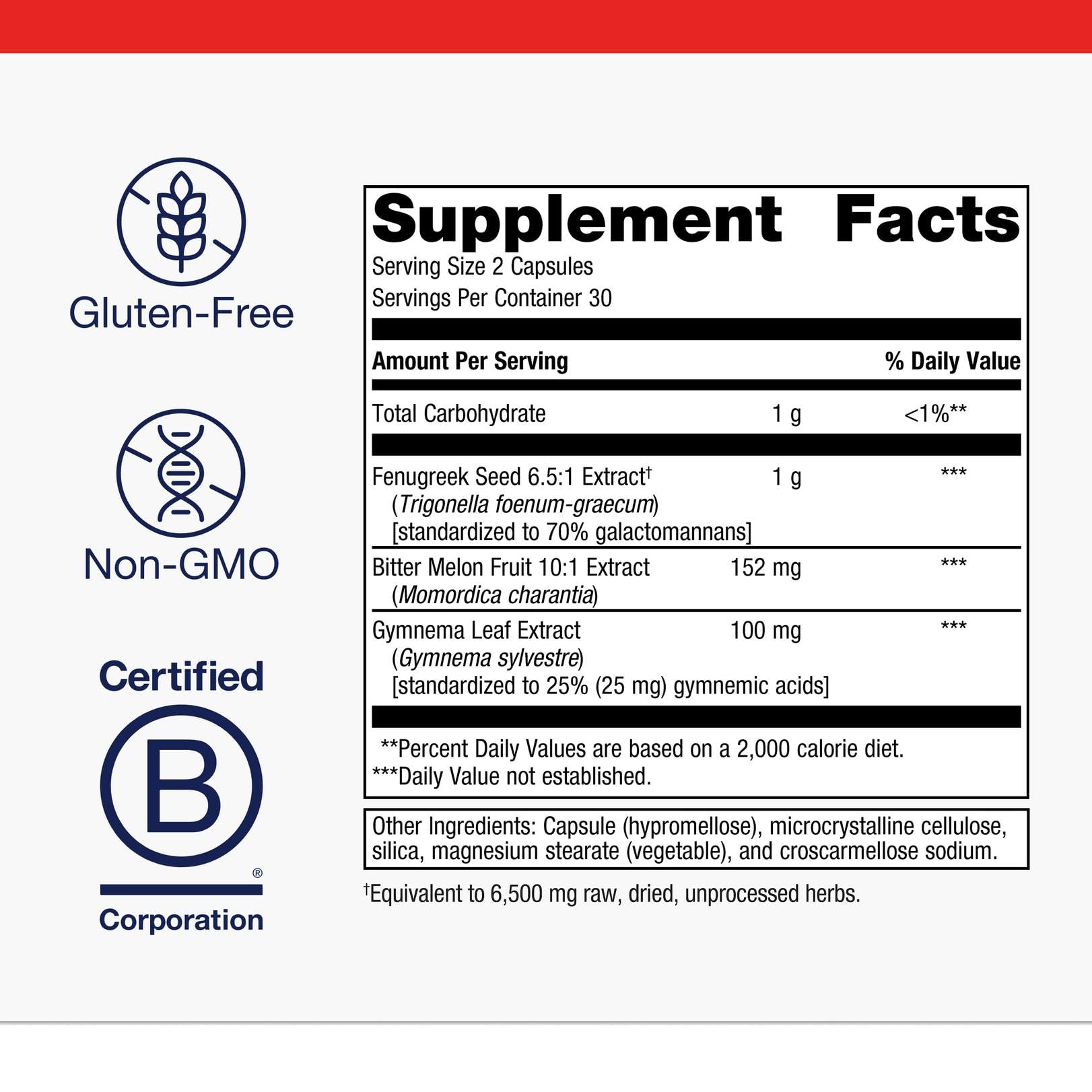 Metagenics Fenugreek Plus label close-up shows ingredients and vegetarian formula