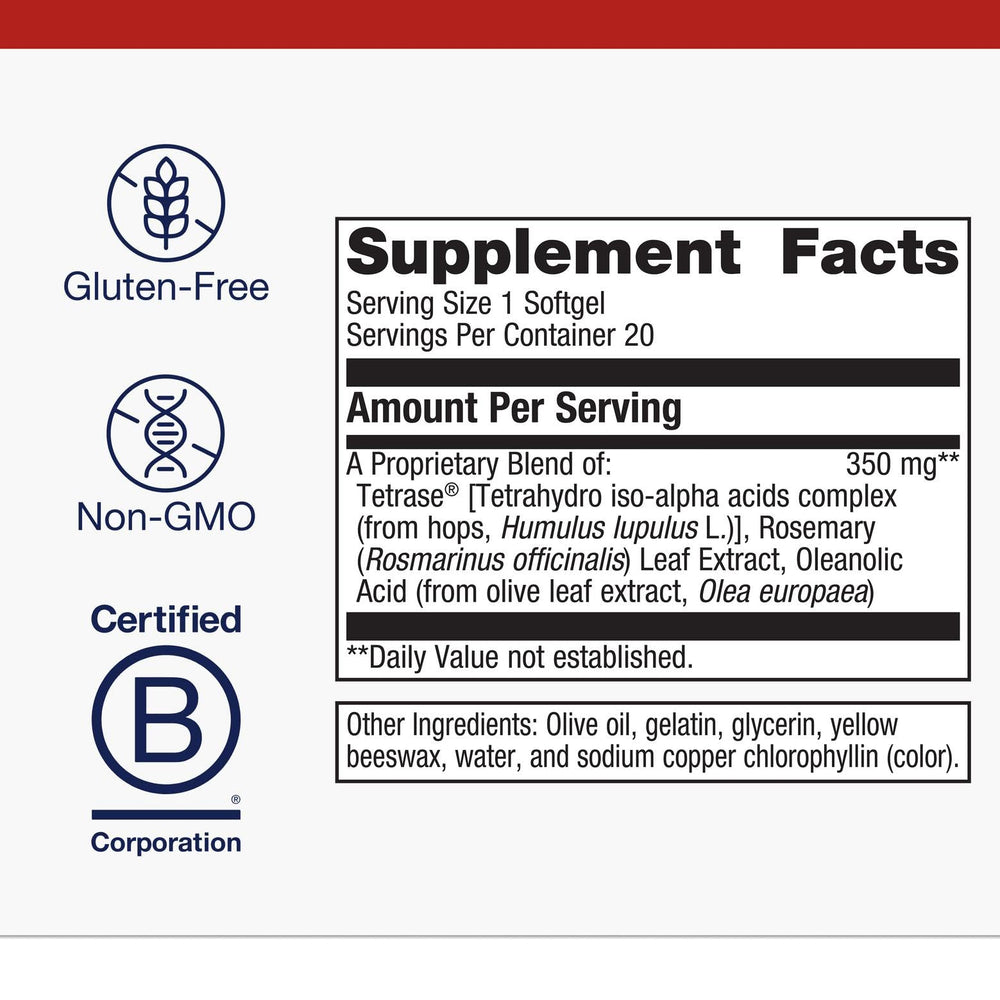 Close-up of Kaprex ingredients showing plant-based joint support.