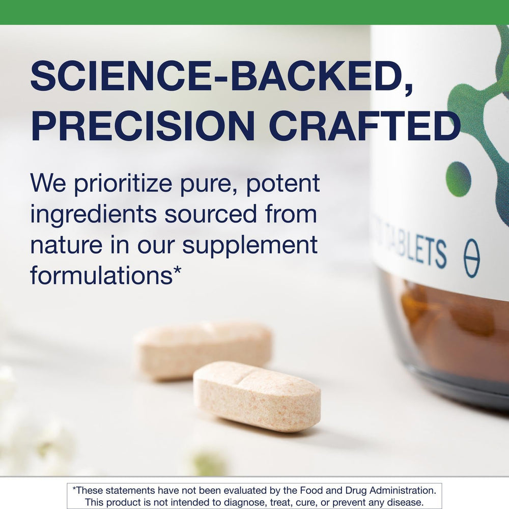 Metagenics Lipo-Gen bottle on a kitchen counter suggesting daily liver and detox support